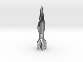 Atomic Rocket Polaris in Polished Silver: 1:2500