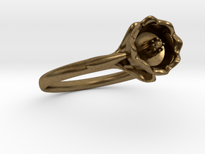 The Lily of The Valley Ring III in Natural Bronze