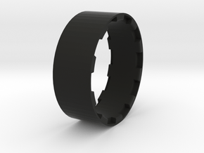 sawtooth beatlock wheels 2.0, part 3/3 ring in Black Premium Versatile Plastic