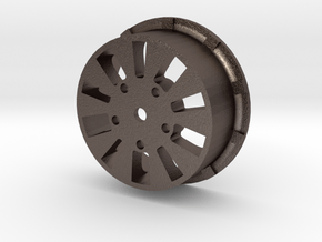 sawtooth beatlock wheels 2.0, part 2/3 rear in Polished Bronzed Silver Steel