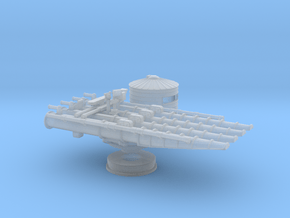 1/192 USS 21in Quadruple Tube Mounts in Tan Fine Detail Plastic