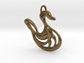 Swan in Natural Bronze