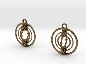 Cmix earrings in Natural Bronze
