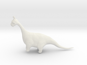 ANGUS THE DIPLODOCUS in White Natural Versatile Plastic