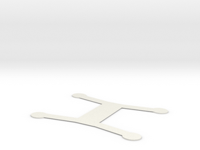 fpv drone base plate in White Natural Versatile Plastic