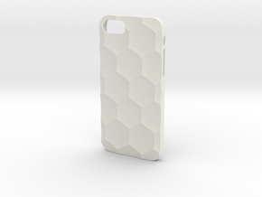 iPhone 7 & 8 case_Hexagon in White Premium Versatile Plastic
