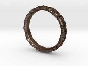 rose ring  in Polished Bronze Steel: 4.5 / 47.75