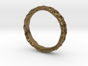 rose ring  in Natural Bronze: 8 / 56.75