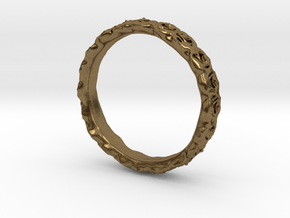 rose ring  in Natural Bronze: 12 / 66.5