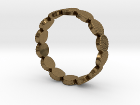 discus ring  in Natural Bronze: 5.5 / 50.25