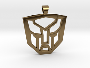 Autobots [pendant] in Polished Bronze