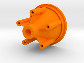 losi jrxt outside wheel half front  in Orange Processed Versatile Plastic