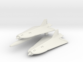 Lockheed D-21 (D-21 & D-21B) Pair 1/285 in White Natural Versatile Plastic