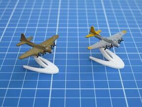 B-17 Flying Fortress in White Natural Versatile Plastic