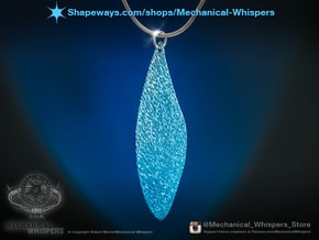 Cicada Wing Pendant - Inside Natural Design in Smooth Fine Detail Plastic