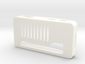 Raspberry Pi Zero Wi-Fi Case Bottom in White Processed Versatile Plastic