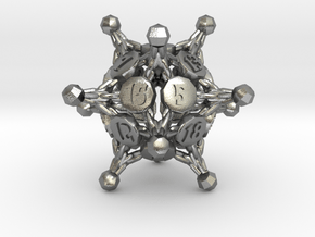D20 Balanced - Ball and Chain in Natural Silver