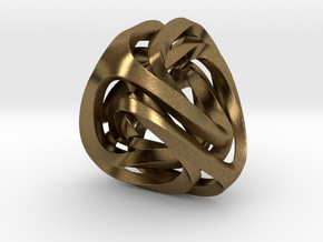 Intertwined Tetrahedra in Natural Bronze