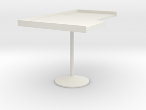 Miniature 840 Stadera Table - Cassina in White Natural Versatile Plastic: 1:12