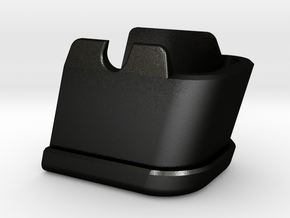 21 Round Tapered Base pad for SIG P320  in Matte Black Steel