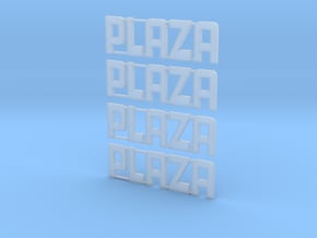 Plaza Theater Z scale in Tan Fine Detail Plastic