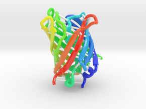Green Fluorescent Protein (Large) in Glossy Full Color Sandstone