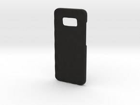 Samsung Galaxy S8 case_Cube in Black Premium Versatile Plastic