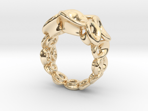Mo-at size Double Ring in 14K Yellow Gold: 6.5 / 52.75