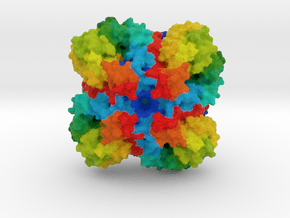 N1 Neuraminidase in Full Color Sandstone