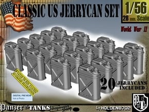 1/56 US Jerrycan x20 Set101 in Tan Fine Detail Plastic
