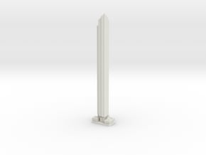 World Trade Center Residential Tower (1:2000) in White Natural Versatile Plastic