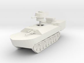 1/144 Type 5 To-Ku amphibious tank in White Natural Versatile Plastic