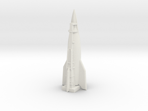 A-10 Rocket (Germany) ICBM in White Premium Versatile Plastic