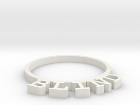 D&D Condition Ring, Blind in White Natural Versatile Plastic