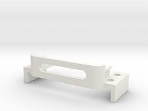 Steering-servo-carrier-low in White Natural Versatile Plastic