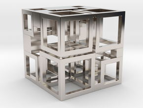 Perfect Cubed Cube Frame 41-20-1 in Platinum