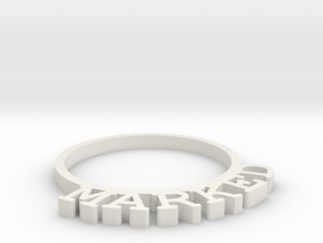 D&D Condition Ring, Marked in White Natural Versatile Plastic