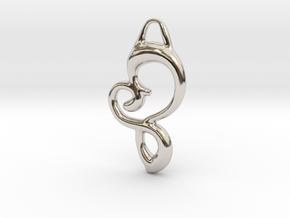Twisted heart in Platinum