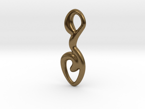 Curved line  in Natural Bronze