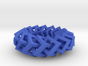 Cube Chain in Blue Processed Versatile Plastic