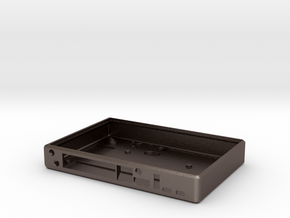 BPI R1 Banana Pi Router Case Base in Polished Bronzed Silver Steel