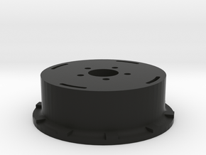 1.9 steel beatlock wheels part 1/3 front in Black Premium Versatile Plastic