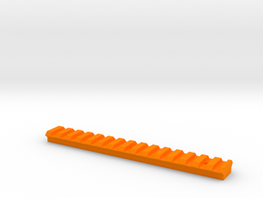 Nerf Picatinny 6" in Orange Processed Versatile Plastic
