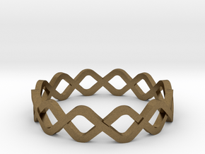 DNA Ring in Natural Bronze: 10.25 / 62.125