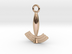 The Birth of Venus in 14k Rose Gold Plated Brass