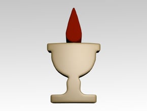 Blood Chalice Shoulder Icons x50 in Tan Fine Detail Plastic