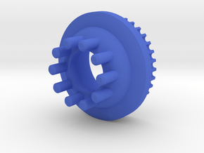 10mm 34T Pulley For Kegals in Blue Processed Versatile Plastic