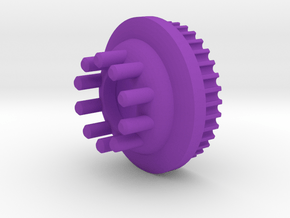 10mm 35T Pulley for Kegals in Purple Processed Versatile Plastic