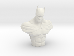 Batman Bust in White Natural Versatile Plastic