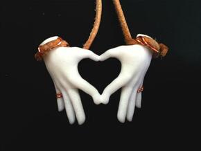 hand heart in White Processed Versatile Plastic